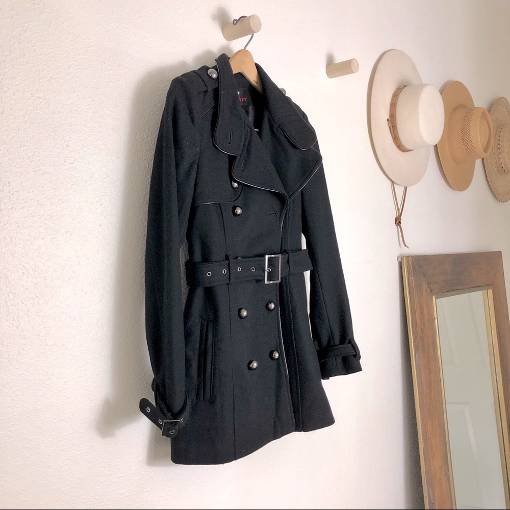 M60 Miss Sixty long wool blend coat